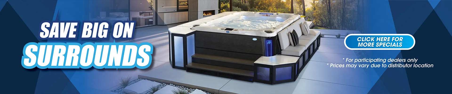 Calspas hot tub being used in a family setting - Clearwater